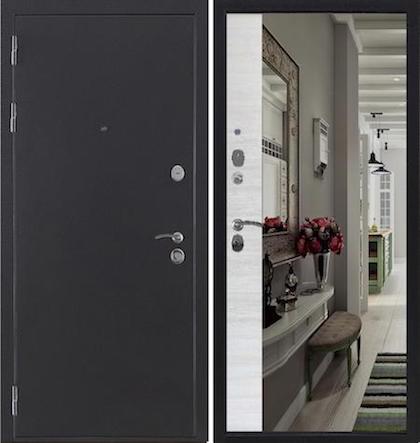 Входная дверь с зеркалом «Спартак Панорама» 