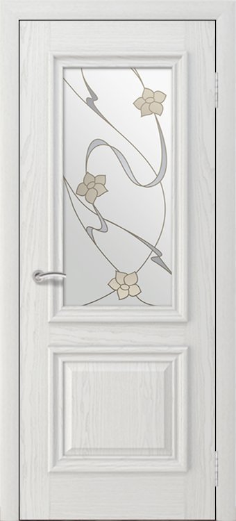 Ульяновская дверь Элиза-1. Остекленная