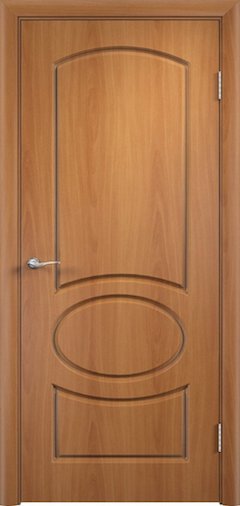Дверь Неаполь (ПВХ-пленка) глухая миланский орех