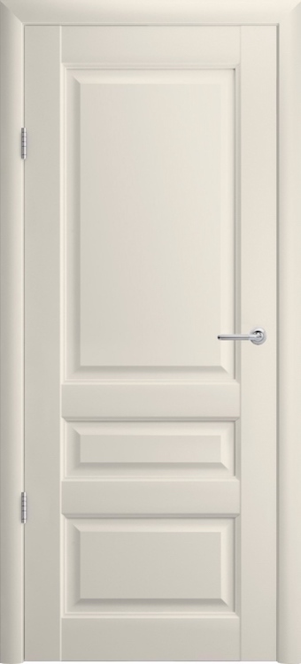 дверь Эрмитаж 2 цвет ваниль глухое исполнение (без стекла)  винил