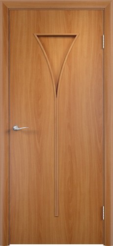 Дверь С-4 глухая миланский орех ламинированная