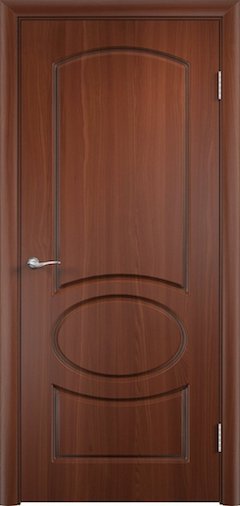 Дверь Неаполь (ПВХ-пленка) глухая итальянский орех