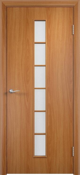 Дверь С-12 остекленная миланский орех ламинированная