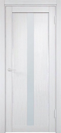 Дверь экошпон Хьюстон остекленная беленый дуб