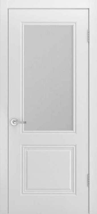 Дверь эмаль Адель остекленная белая