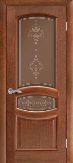 Ульяновская дверь Топаз. Остекленная