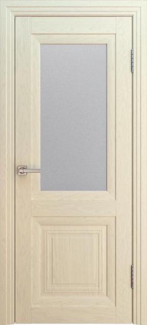 Дверь экошпон Венеция (багет 1) остекленная ясень авори
