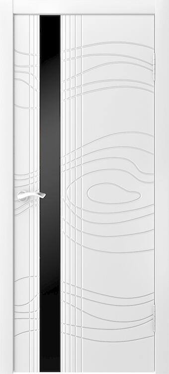 Дверь эмаль Б-20 остекленная белый