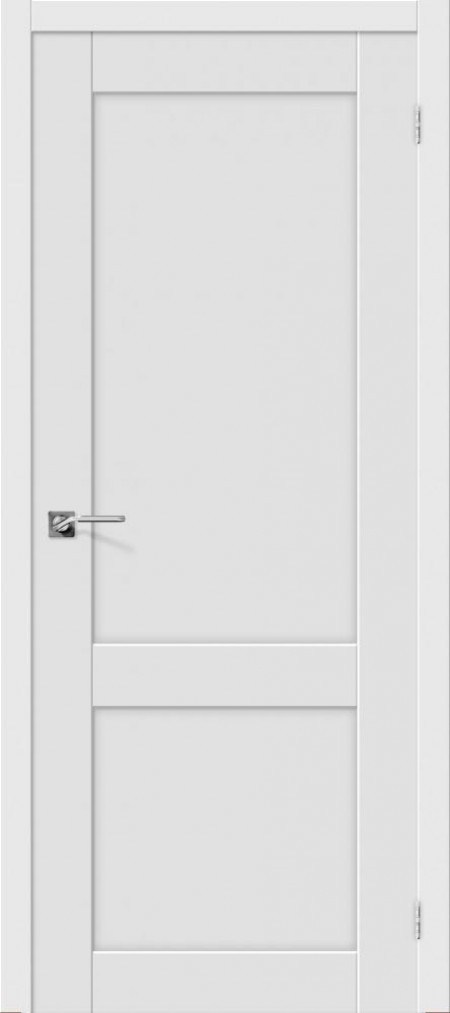 дверь Порта-1 белый глухая  облицована пвх