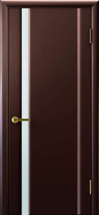 Дверь шпонированная Тирена-1. Остекленная. Цвет венге.jpg