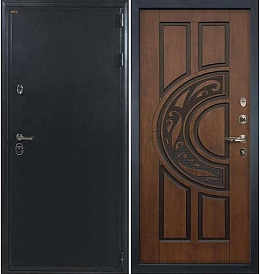 Входная порошковая дверь с МДФ виноритом - Колизей 27