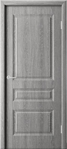 Дверь Каскад (ПВХ-пленка) глухая дуб грей филадельфия