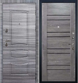 Дверь входная металлическая Легион Сандал серый 64
