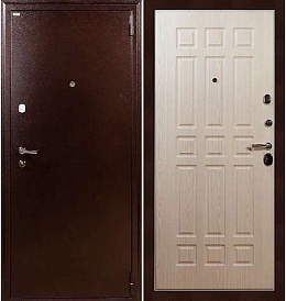 Дверь металлическая порошковая с МДФ внутри - 1А 28