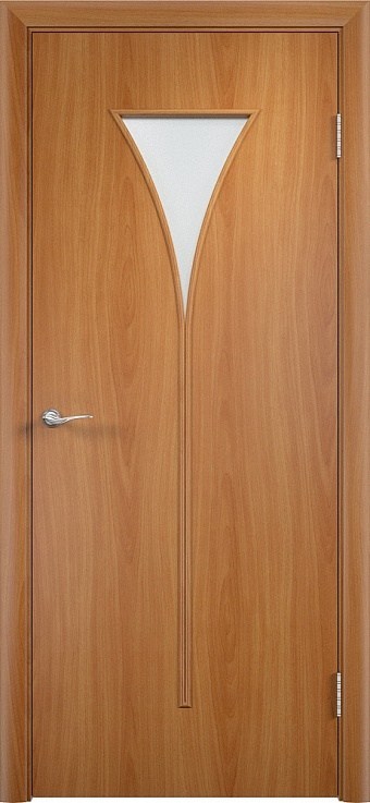 Дверь С-4. Остекленная. Миланский орех.jpg