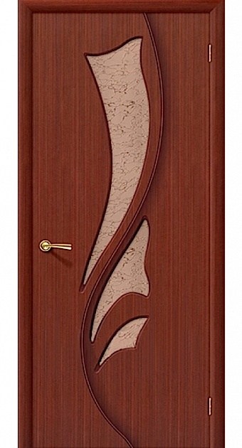 Дверь шпонированная Лидия. Остекленная. Цвета макоре.jpg